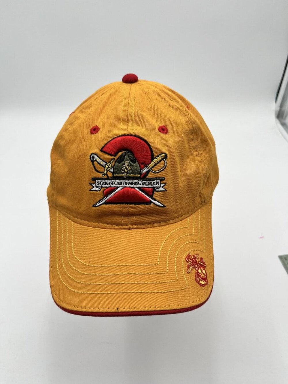 USMC 2nd Recruit Training Battalion Yellow Adjustable Cap By The Game